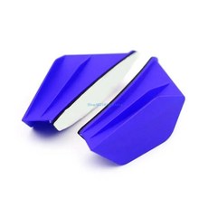 오토바이 에어로 윙 렛 프론트 페어링 스포일러, 2. Blue, 기본