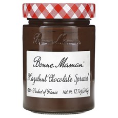 Bonne Maman 건강하고 맛있는 견과류 풍미가 좋은 헤이즐넛 초콜릿 스프레드 360g 1개