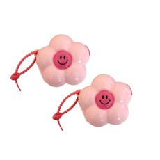 MEET DOPAMINE 便攜式藥盒 多格分裝收納盒, 2個, 粉色