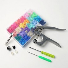 메가디자인 티단추 240 도구세트 작업용단추기