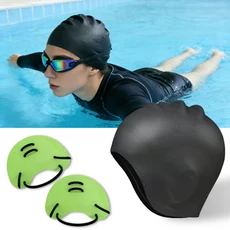 전문 스노클링 다이빙 수영 핀 패들 실리콘 짧은 어린이 남녀공용 오리발 어린이용 스쿠버 장비 18 색, L, 17 629-Blue Green_04 L