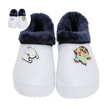 아동털실내화 짱구 파자마 겨울 만능화 털실내화