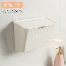 壁掛式內衣收納盒 大容量衣櫃整理神器 襪子內褲收納, 1個, 奶油白【1個裝】贈送背膠