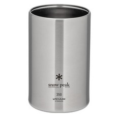 snow peak 雪諾必克 不鏽鋼保冷罐, 350ml, 1個