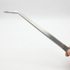 수초 핀셋 수족스테인레스 곡선형 38cm, 1개