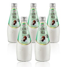 미스터초이스 코코넛밀크 오리지널 위드 나타데코코 5개(290mlx5개) 주스음료수과일, 290ml, 5개