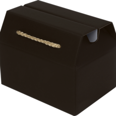 주호팩 끈손잡이 다용도 선물상자 03-2 (220x155x110), 진밤, 10개