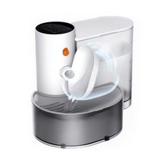 寵物飲水機自動傾倒式流動水貓咪用品充電狗狗喂水器批發, 1個, 3L:中文版-塑料款, 1L