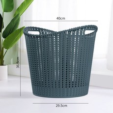 洗衣籃 髒衣籃 折疊洗衣籃 洗衣籃架 汙衣籃 大號塑料臟衣籃臟衣簍浴室洗衣籃家用玩具衣物收納籃臟衣服收納筐, 新款：升級款大號靜謐藍