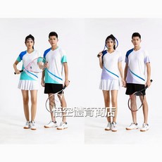 新款時尚透氣運動套裝 網球服 羽球服 排球服 兵乓球服 訓練服, 淺紫色女上衣,L