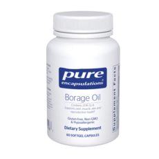 Pure Encapsulations Borage Oil 보리지 오일 60정, 1개