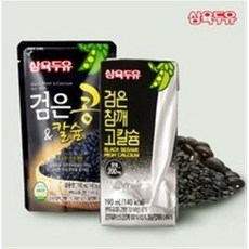 [삼육두유]검은참깨 고칼슘 64팩+검은콩&칼슘 40팩(총104팩), 104개, 90ml