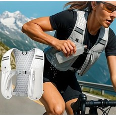 까마느 경량 여성 남성 조깅 트레일 러닝조끼, 그레이