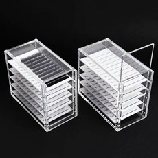 덮개 깔끔한 케이스 속눈썹 5단 투명플라스틱 커버 안정적인 아크릴 34758pc 1(EA)