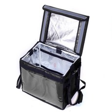 보온보냉 배달가방 48L 블랙 아이스백 보냉백