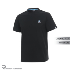 라이더 2026RC-17 코튼라이크 공용 반팔티 배드민턴 피클볼 탁구 스포츠웨어