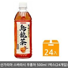 산가리아 스바라시 우롱차, 500ml, 24개