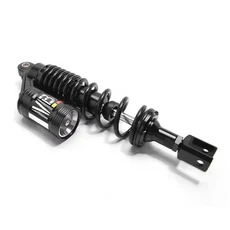 320mm 12.5 "후방 오토바이 질소 공기 충격 흡수 장치 가와사키 스즈키 혼다 야마하 RSZ Gy6 등 유압 적합, 01 검정색