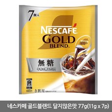 일본 네스카페 골드 블랜디 포션커피 무당, 11g, 1개, 7개입