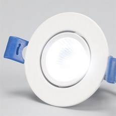 밀셀코 회전형 다운라이트 5.08cm 주광색 화이트 엘이디매립등