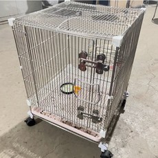 304不鏽鋼蜜袋鼯籠 飛鼠松鼠鸚鵡籠, 1個, 40單層籠送托盤