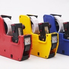 가격표 라벨기 라벨 스티커 부착기 라벨지 표시기, 잉크 5개