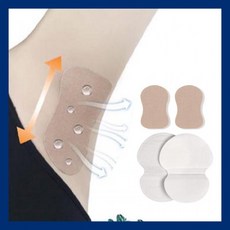 겨땀패드 셋트 겨땀방지 겨드랑이 땀줄줄 필수품 겨땀패치 흡수패드 암내 겨패드 스킨화이트, LD-591 겨땀패드세트/화이트 패드(2장), 1개