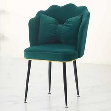 벨뱃의자 조개의자 조개 화장대 인테리어 공주 바퀴 체어 긴다리, 금다리 꽃 의자 핑크