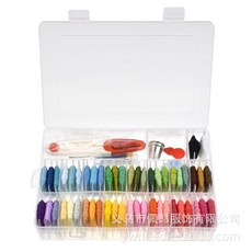 십자수 실 50색/100색 상자 프랑스 DMC 자수 실은 색상 번호 8미터로 감기며 6개 주식 제조업체 도매, AC214 시리즈, 색깔 숫자가 있습니다, 1개