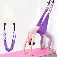 홈트 가정용 플라잉 핫 요가 필라테스 소도구, 가정용플라잉요가_그린