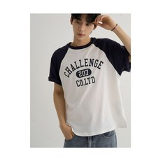 매장정품 에잇세컨즈 8SECONDS 데일리 바서티 그래픽 반소매티 화이트 456742CM31 153470