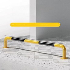 볼라드 난간 펜스 주차장 바 주차금지 코너 범퍼 카드레일, 1개, U형 200x30 높이