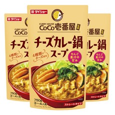 CocoIchibanya 起司咖哩火鍋湯底, 3包, 750g