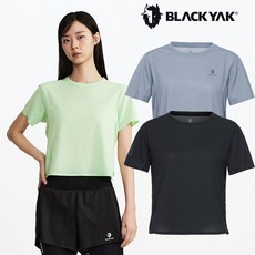 [블랙야크]25년SS 여름용 트레일러닝 여성 경량 반팔티 1BYRTMU513