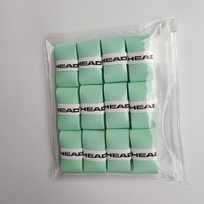 12PCS 헤드 오버 그립 스웨트 밴드 테니스 라켓 핸드 고무 미끄럼 방지 핸들 스트랩 땀 흡수 및 내마모성, 6)Mint Green 12pcs