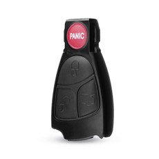 [ 1192430 ] 메르세데스 벤츠 B C E ML S CLK CL Vito 639 스마트 키용 2/3/4 버튼 키 케이스 쉘 포브 커버 (4B), 2 buttons, 1개