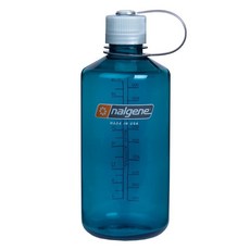 Nalgene Tritan 좁은 입구 BPA 프리 물병 (송어 그린 무지갯빛 캡 포함 946.4ml(32온스)