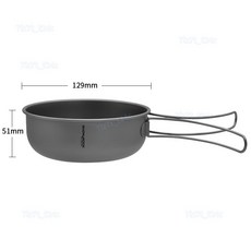 上新優惠價 純鈦碗 純鈦摺疊碗 戶外野營鈦碗 露營餐具 純鈦燒烤盤 純鈦平底鍋 純鈦便攜碗 旅行野炊純鈦 樂購, 帶logo_500ml折柄碗, 1個