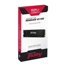 金士頓 FURY Renegade G5 1TB 2TB 4TB PCIe 5.0 NVMe M.2 SSD 固態硬碟