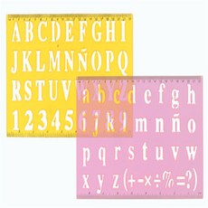 에브리띵샵 알파벳 도형자 2P 기술사도형자