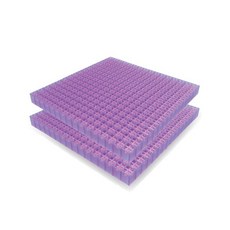 【海夫】Geltron Double Hard 輪椅用 固態凝膠座墊 附防滑布套 38x38x6.5cm (GTC2SH), 1個