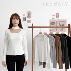 FEE BABY 親膚彈力內絨毛顯瘦上衣