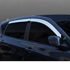 엑센트 썬바이저 크롬 선바이저 빗물받이 5도어 A 엑센트선바이저 엑센트썬바이저 엑센트썬바이져 엑센트크롬썬바이져 엑센트햇빛가리개 엑센트차량용품 엑센트빗물받이+글로벌커머스랩벌Shop, (2011) 크롬윈도우