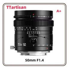 TTARTISAN 50mm F1.4 틸트 렌즈 풀프레임 수동 초점 (소니 E M4/3 캐논 RF 니콘 후지 L 마운트 미러리스 카, 03 니콘 Z, 01 Black