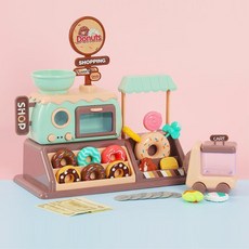 유아 도넛팔기 카페놀이 소꿉 가게놀이 장난감 아기주방 친구아기선물 선물, 1개