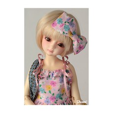 돌모아 구체관절인형 리본 헤어핀 MSD - MFAL Ribbon Hair Pin (F Pink), F Pink, 1개