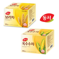 [제이원마켓] 동서 옥수수차300g + 동서 보리차300g 티백 세트구성, 300g, 10g