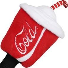 LZFAN Golf Club Covers 재미있는 블레이드 퍼터 커버 헤드커버 골프 클럽 헤드 커버 골프 선물 남성 여성용 플러시 (스퀘어용 프릿), 드라이버용 콜라