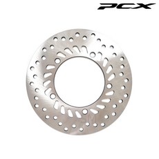 PCX125 디스크판 앞 뒤 순정형 브레이크 디스크 판넬 21년이상, 1개, 21-22년 PCX 디스크판 프론트(앞)