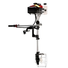 고무 선외기 엔진 보트 추진기 소형 요트 다용도 다목적 취미 모터 용품 가솔린 래프팅 선박, 전체 기계-4행정 144F 엔진 4.0마력
